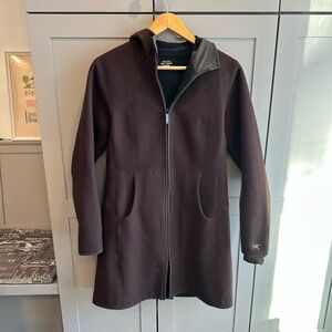 Arc'teryx Women's Brown Hooded Coat